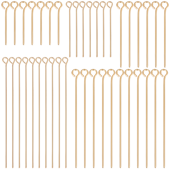 150 шт. 5 стили латунные штифты с проушинами, долговечный, без никеля 