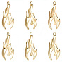10подвески из латуни с гальваническим покрытием, без кадмия и без свинца, долговечный, огненные чары, с целью перехода в кольце