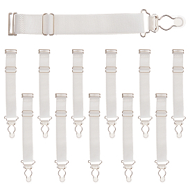 12шт. полиэстеровые подвязки для бедер, Эластичные регулируемые подвязки для ног для женщин и девушек, со сплавочной фурнитурой