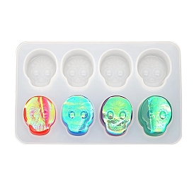 Silicone Molds, Resin Casting Molds, For UV Resin, Epoxy Resin Jewelry Making, Sugar Skull