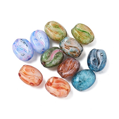 Краска для выпечки пикассо стеклянные бусины, кофейный боб