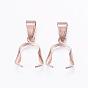 Ion Plating(IP) 304 Stainless Steel Pendant Pinch Bails
