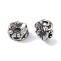 316 perles chirurgicales en acier inoxydable, fleur