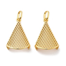 Латунные подвески, треугольная форма, без кадмия и без свинца, стойки покрытие, долговечный, с целью перехода в кольце