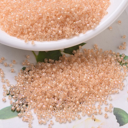 Бусины miyuki delica, цилиндр, японский бисер, 11/0, внутри цветов