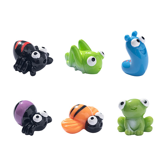 Декоративная композиция из непрозрачной смолы для демонстрации насекомых, аксессуары для кукольного домика с микро-ландшафтом, притворяясь опорными украшениями, разнообразные