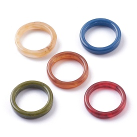 Cellulose Acetate(Resin) Plain Band Rings