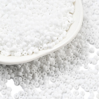 Матовое непрозрачное стекло бисер, круглые