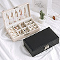 Imitation Leather Jewelry Box, for Pendant, Ring and Bracelet Packaging Box