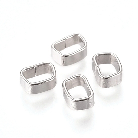 304 Быстроразъемные соединения из нержавеющей стали, связывающий кольца, закрыты, но распаян