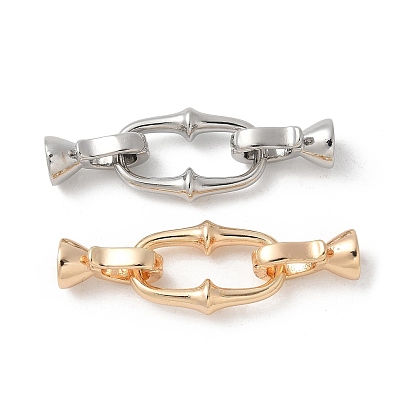 Латунь раз по сравнению с застежками, без кадмия, без никеля и без свинца, овальные