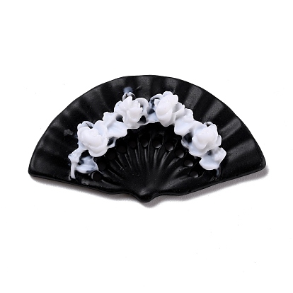 Creative Mini Resin Fan, for Dollhouse Accessories Pretending Decorations