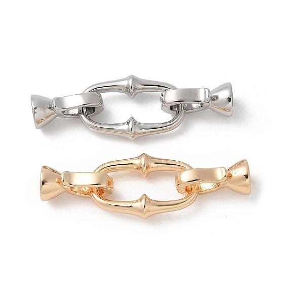 Латунь раз по сравнению с застежками, без кадмия, без никеля и без свинца, овальные