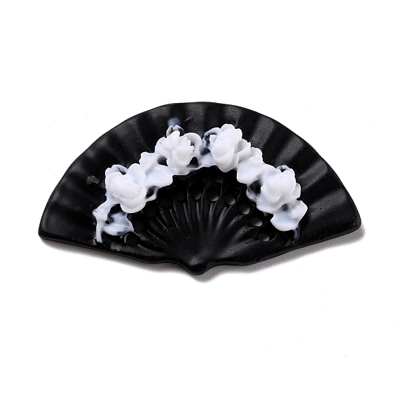 Creative Mini Resin Fan, for Dollhouse Accessories Pretending Decorations