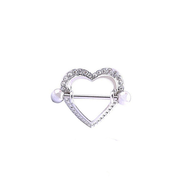 316 стремя для сосков из хирургической нержавеющей стали с кристаллами и стразами