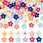 120шт. 12 цвета полиэстеровые нашивки на одежду, цветок