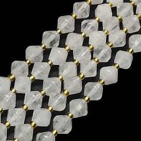 Природных кристаллов кварца бисер нитей, граненые, ромб