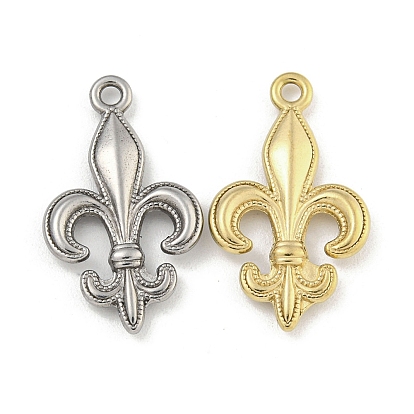 Ионное покрытие (ip) 304 подвески из нержавеющей стали, очарование Флер де Лис