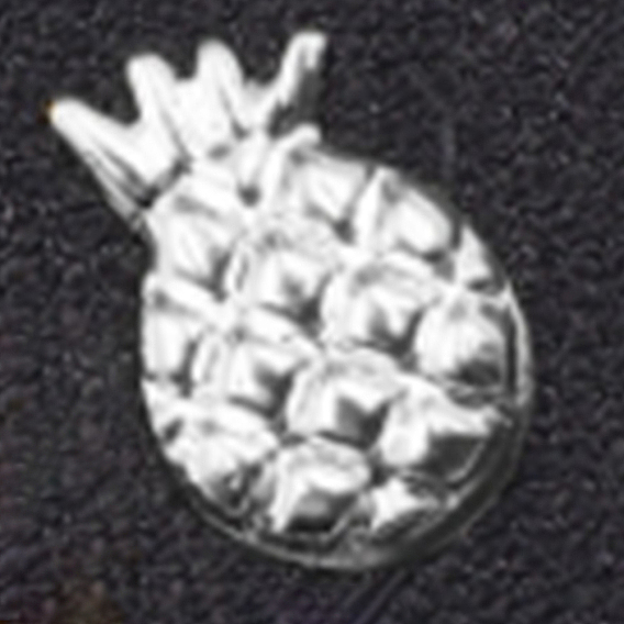 Латунные металлические кабошоны для ногтей, ногтей декоративные аксессуары, ананас