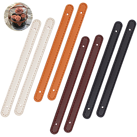 8Pcs 4 Style PU Leather Bag Straps, Bag Replacement Accessories