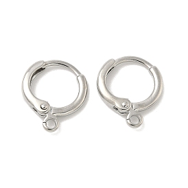 Латунная фурнитура Leverback для серег, с петлей