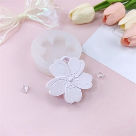 Cherry Blossom Flower Pendant DIY Food Grade Silicone Mold, Resin Casting Molds, for UV Resin, Epoxy Resin Craft Making