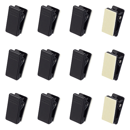 30шт. пластиковые вешалки-клипсы, с клейкой спинкой, универсальные зажимы для вешалок