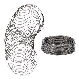 Проволока из углеродистой стали с эффектом памяти, стальной браслет браслет ювелирные изделия бисероплетение проволока для проволоки diy воротник колье изготовление ювелирных изделий