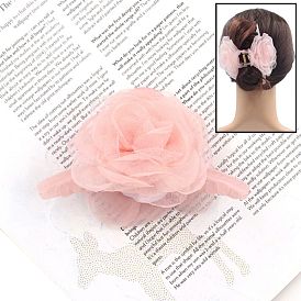 1200 Double-sided Flower Plastic Claw Hair Clips