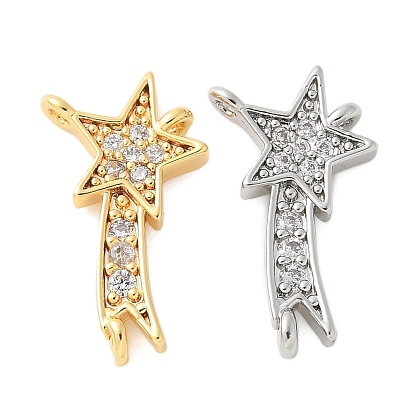 Латунные микро проложить кубического циркония подвески, без кадмия, без никеля и без свинца, звезды прелести