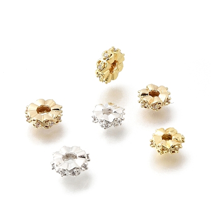 Латунные микропаве прозрачные кубики из циркония, стойки покрытие, долговечный, без свинца и без кадмия