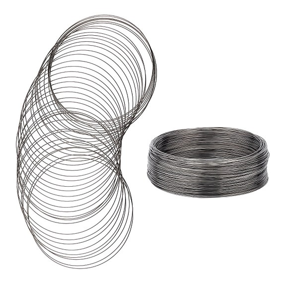 Проволока из углеродистой стали с эффектом памяти, стальной браслет браслет ювелирные изделия бисероплетение проволока для проволоки diy воротник колье изготовление ювелирных изделий