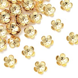 Embouts de perles en laiton shegrace, sans cadmium et sans nickel et sans plomb, fleur