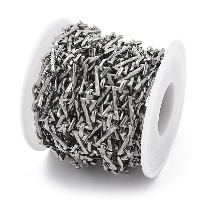304 бесконечные цепи Z из нержавеющей стали, распаяны, с катушкой, для изготовления мужских украшений
