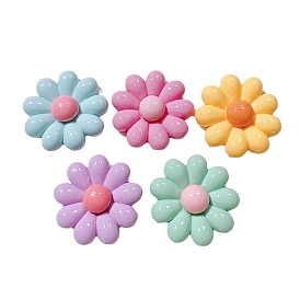 Кабошоны из смолы, подсолнечник