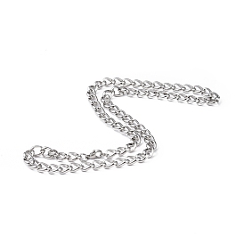 201 ожерелье-цепочка из нержавеющей стали для мужчин и женщин