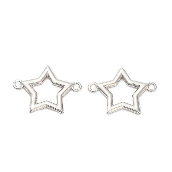 925 подвески из стерлингового серебра, звездные ссылки, родий