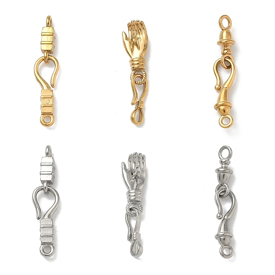 304 из нержавеющей стали S-крюк пряжки, с мозг заканчивается