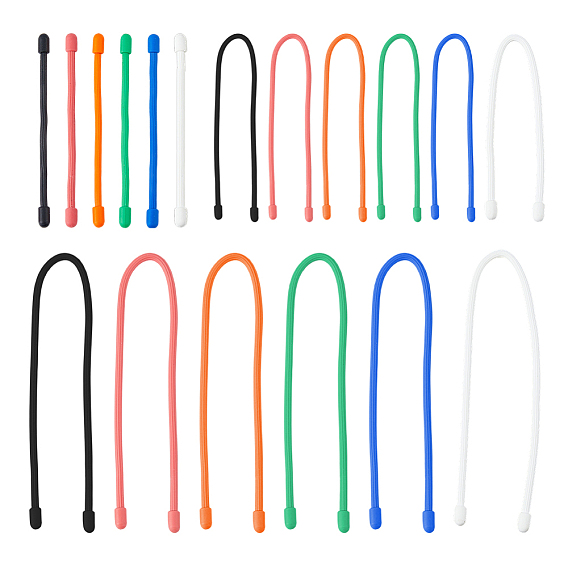 18шт. 18 стилей кабельных стяжек из синтетической резины, для упаковки и хранения