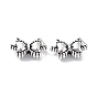 Tibetan Style Alloy Bead, Bowknot Clothes