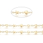 Brass Link Chains, Cadmium Free & Lead Free, Long-Lasting Plated, Soldered, with Spool, Star and Heart