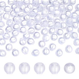 100шт. силиконовые гайки для сережек, круглые