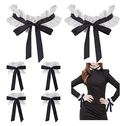 3шт. полиэстеровый искусственный воротник, отделка декольте, аксессуары для одежды diy