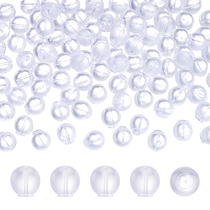 100шт. силиконовые гайки для сережек, круглые