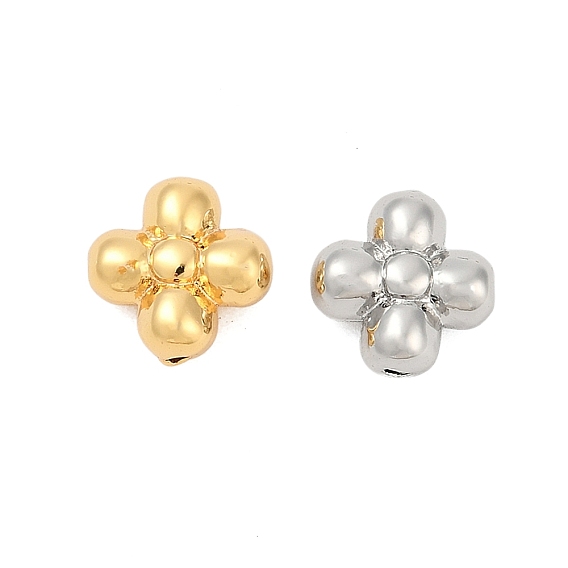 Латунные бусины, без кадмия, без никеля и без свинца, цветок