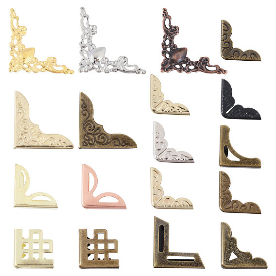 72шт 18 стили железный шкаф ящик угловые защитные устройства