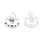 925 Sterling Silver Charms, with Jump Ring, Tiger