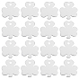 Aluminum Pendants, Stamping Blank Tag, Clover