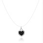 Alloy with Rhinestone Pendant Necklace for Women