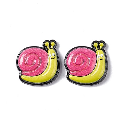 Opaque Resin Cabochons, Snail